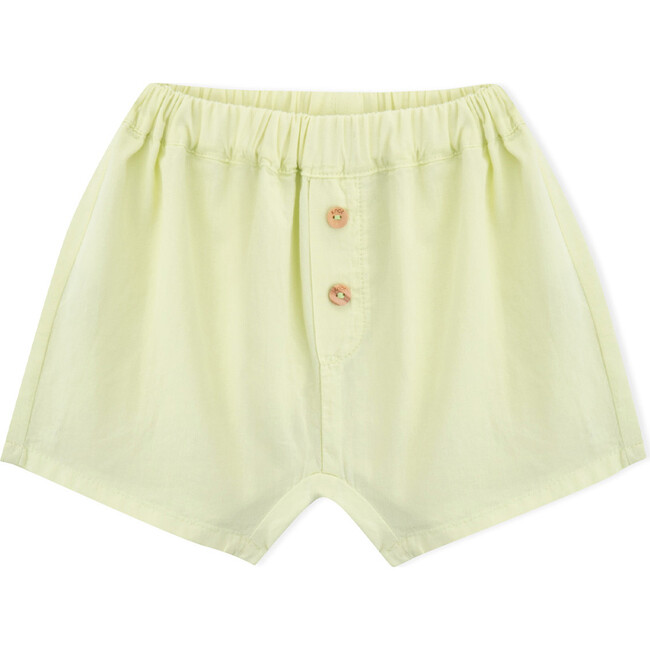 Baby Eric Shorts, Yellow Green - Shorts - 1