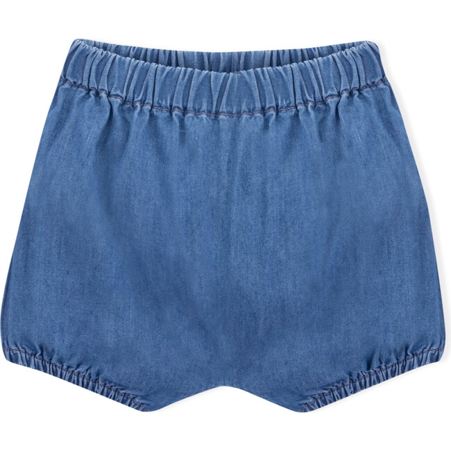 Baby Denim Flynn Shorts, Blue - Shorts - 1