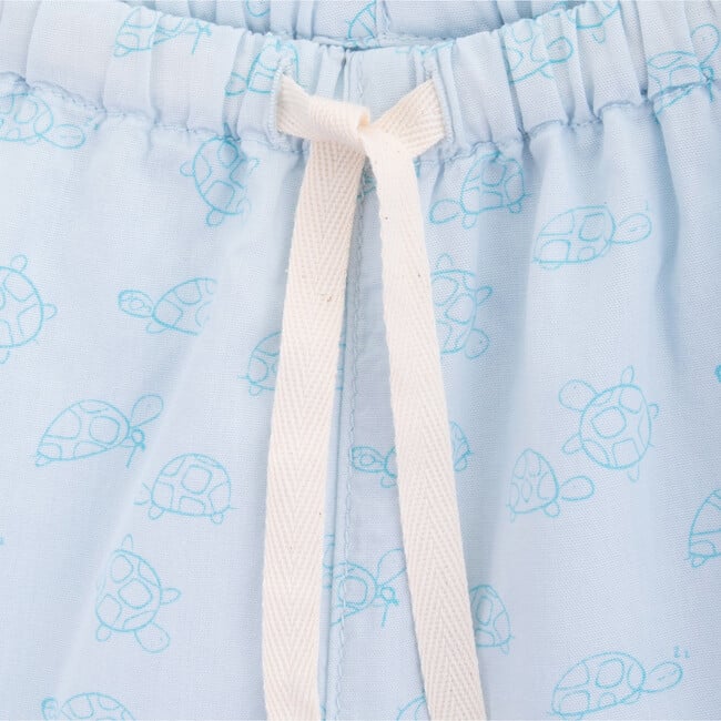 Baby Turtle Shorts, Light Blue