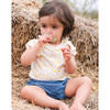 Baby Denim Flynn Shorts, Blue - Shorts - 2