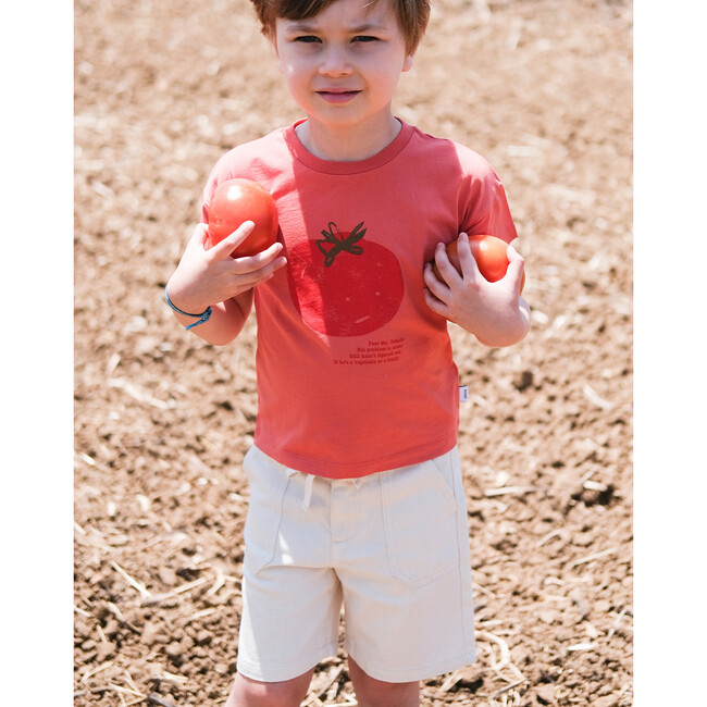 Twill Kevin Shorts, Cream - Shorts - 2