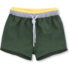 Baby Swim Shorts, Green - Swim Trunks - 1 - thumbnail