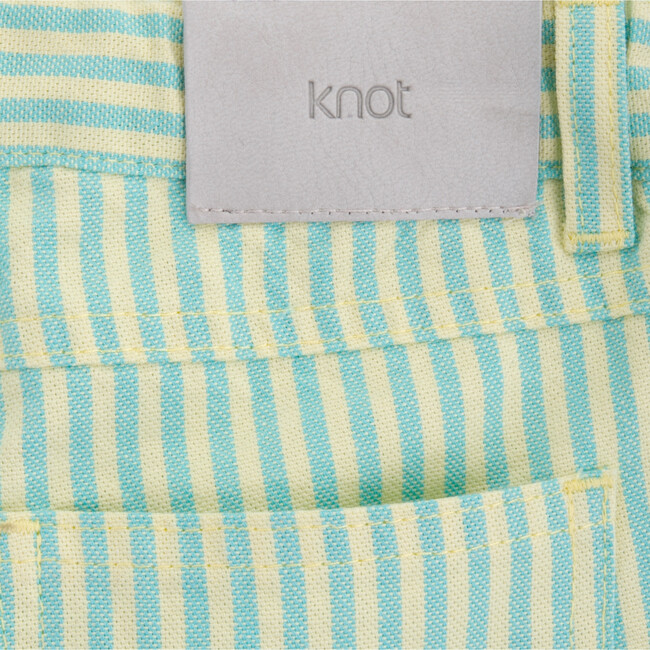 Eddie Twill Shorts, Green Stripe - Shorts - 5