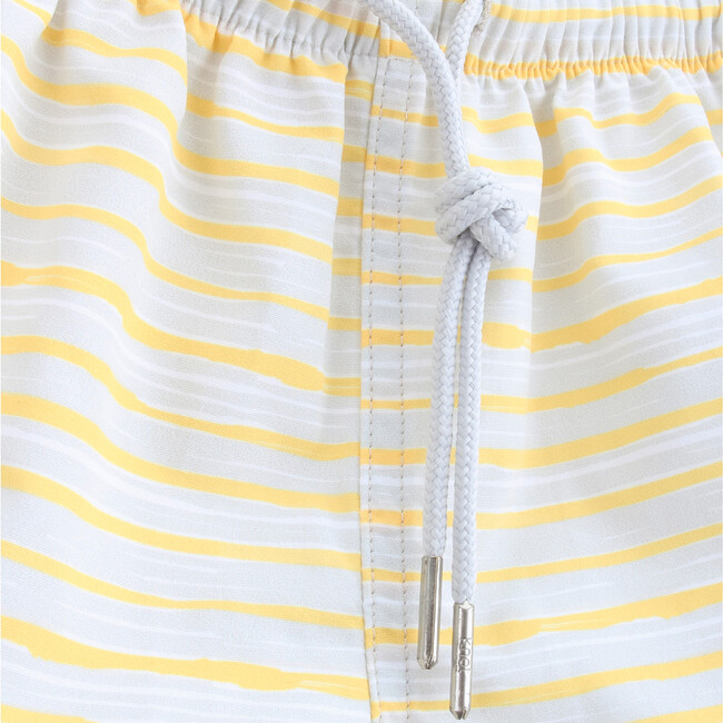 Baby Swim Shorts, Yellow Stripes