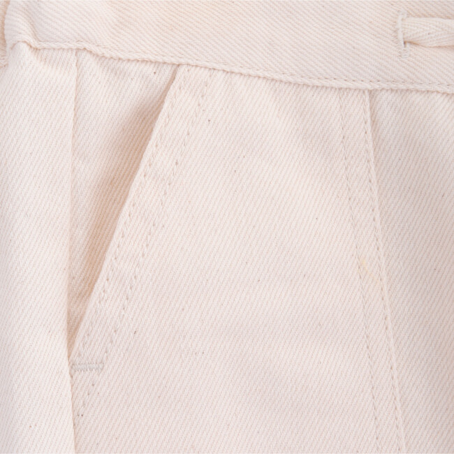 Twill Kevin Shorts, Cream - Shorts - 4