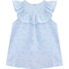 Baby Turtle Dress, Light Blue - Dresses - 1 - thumbnail