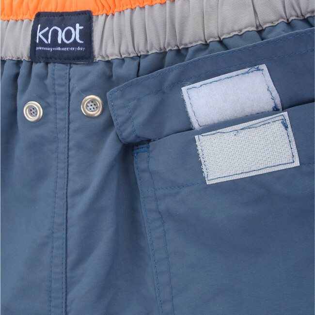 Swim Shorts, Blue - Swim Trunks - 4