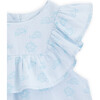 Baby Turtle Dress, Light Blue - Dresses - 3