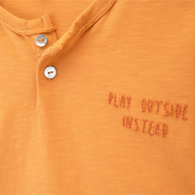 Play Outside Instead T-Shirt, Gold - T-Shirts - 2