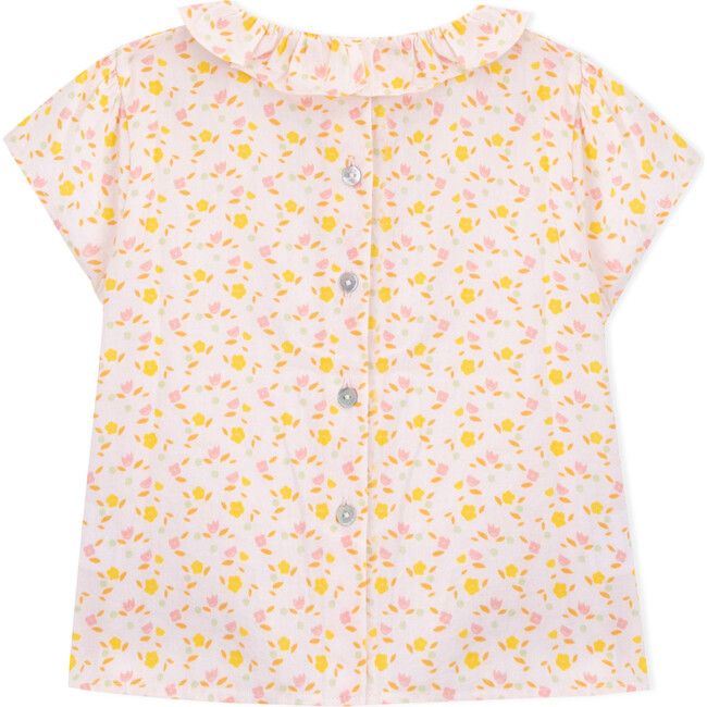 Baby Blouse Organic Cotton Flower Power, Florals - Blouses - 3