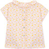 Baby Blouse Organic Cotton Flower Power, Florals - Blouses - 3