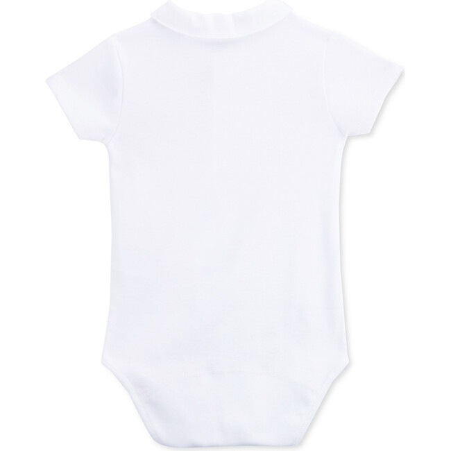 Baby Body Short Sleeve Tom, White - Rompers - 3