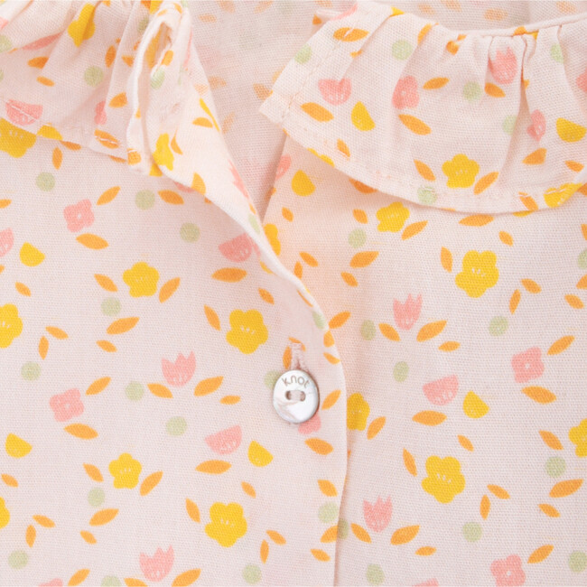 Baby Blouse Organic Cotton Flower Power, Florals - Blouses - 4