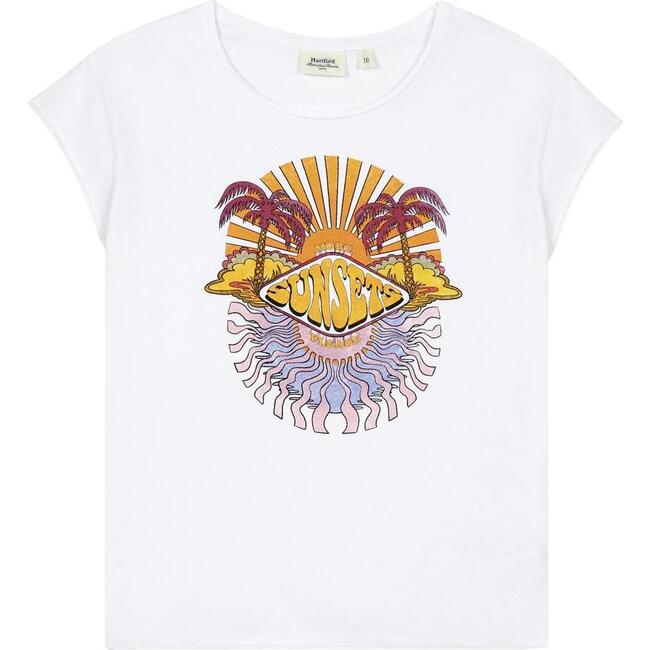 Thadeus Sunsets T-Shirt, White