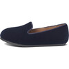 Milo Velvet, Navy - Loafers - 2