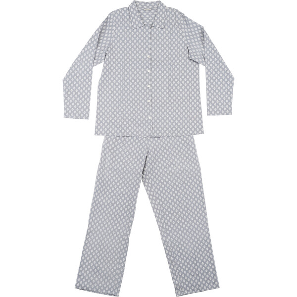 Women's Norette Pajama Set, Grey & White - Mia + Finn Mommy & Me Shop ...
