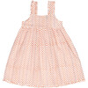 Simone Girls Nightdress, Orange Polka Dot - Pajamas - 1 - thumbnail