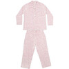 Women's Luna Pajama Set, Red & Pink - Pajamas - 1 - thumbnail