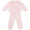 Luna Pajamas, Pink & Red - Pajamas - 1 - thumbnail