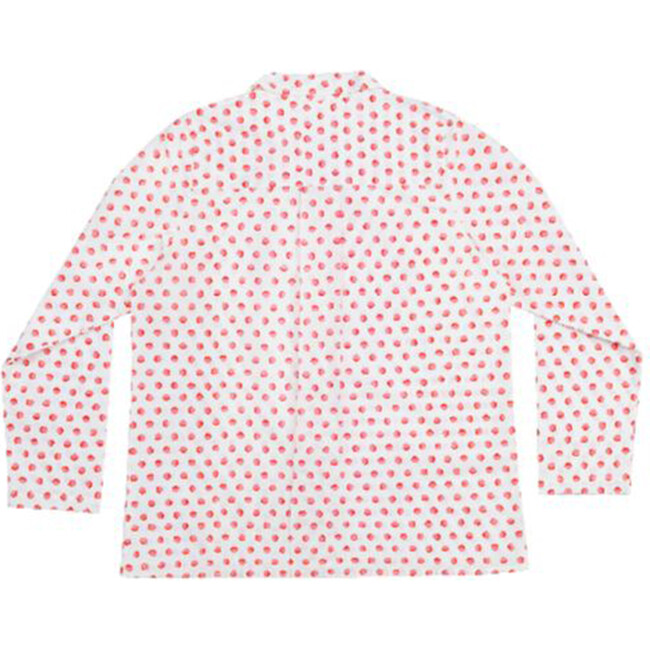 Women's Luna Pajama Set, Red & Pink - Pajamas - 2