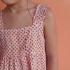 Simone Girls Nightdress, Orange Polka Dot - Pajamas - 4