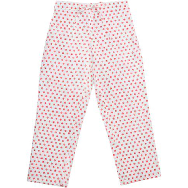 Women's Luna Pajama Set, Red & Pink - Pajamas - 3