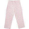 Women's Luna Pajama Set, Red & Pink - Pajamas - 3