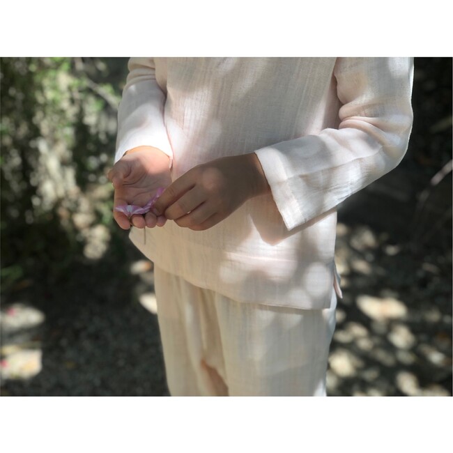 Lea Pajama Set, Crystal Pink - Pajamas - 4