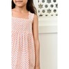 Simone Girls Nightdress, Orange Polka Dot - Pajamas - 5