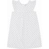 Clemence Nightdress, Navy Swiss Dots - Nightgowns - 1 - thumbnail