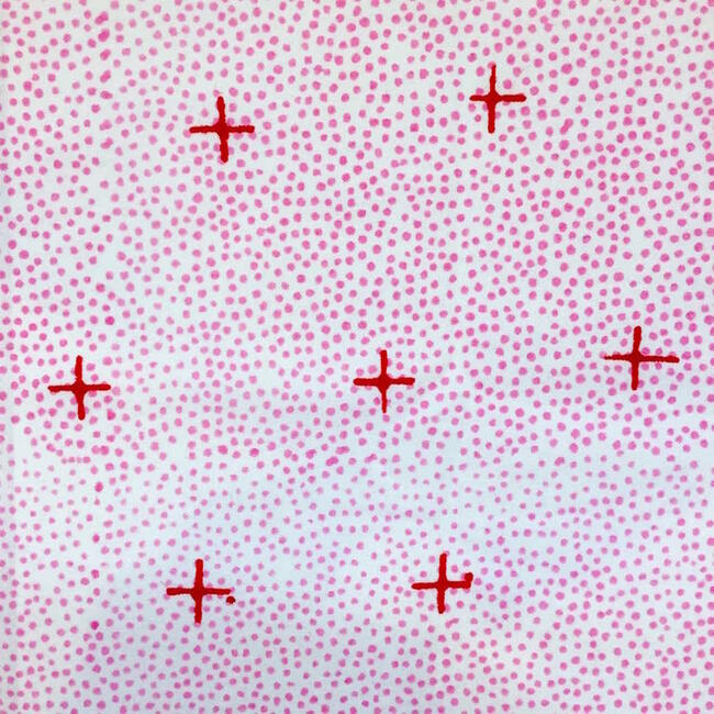 Alix Duvet Cover, Rose/Candy Apple