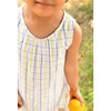 Aubrey Nightdress, Yellow/Blue - Nightgowns - 2