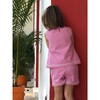 Sofia Pajama Set, Pink - Pajamas - 3