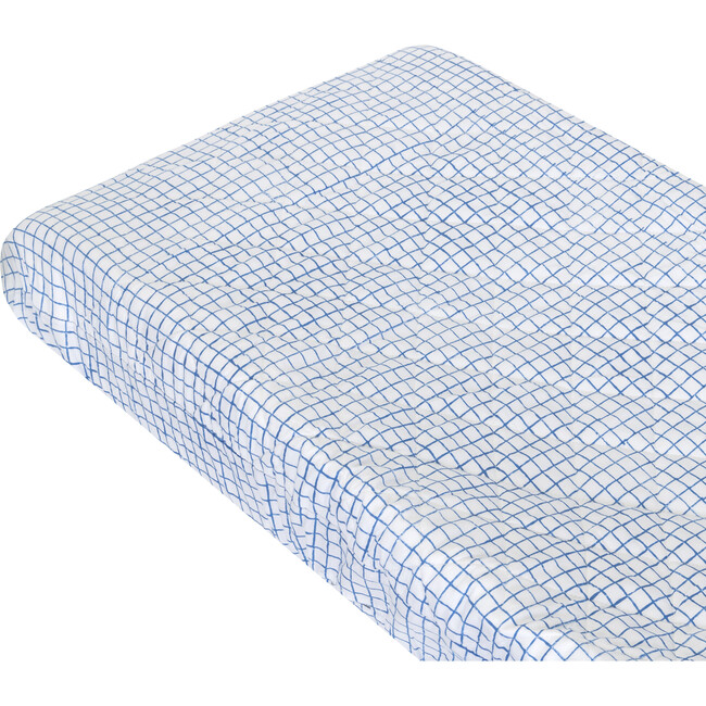 Archie Changing Pad Cover, Blue
