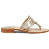 Women's Jacks Flat Sandal, Platinum - Sandals - 2