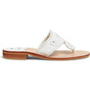 Women's Jacks Flat Sandal, White - Sandals - 2 - thumbnail