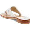 Women's Jacks Flat Sandal, White - Sandals - 3 - thumbnail