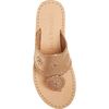 Girls Jacks Flat Sandal, Rose Gold - Sandals - 4 - thumbnail
