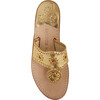 Women's Jacks Flat Sandal, Gold - Sandals - 4 - thumbnail