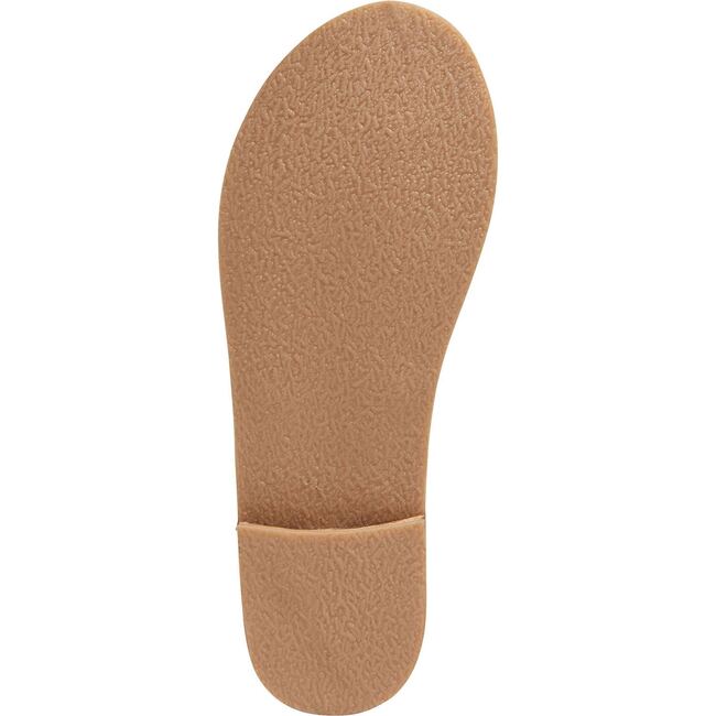 Girls Jacks Flat Sandal, Rose Gold - Sandals - 5