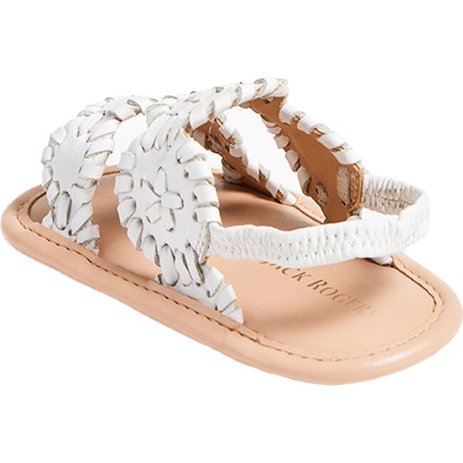 Baby Lauren Sandal, White - Sandals - 3