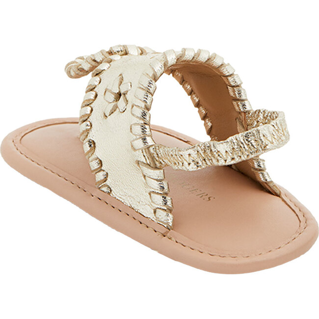 Baby Jacks Flat Sandal, Platinum - Sandals - 3