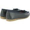 Smooth Leather Ballerinas, Navy - Flats - 4