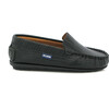 Leather Moccasins, Ostrich Black Print - Loafers - 1 - thumbnail