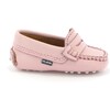 Baby Penny Moccasins in Smooth Leather, Pink - Loafers - 1 - thumbnail