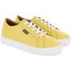 Laces Smooth Leather Sneakers, Sun - Sneakers - 3