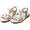 Peyton Braided Sandal, Champagne - Sandals - 1 - thumbnail