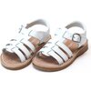 Saylor Fisherman Sandal, White - Sandals - 1 - thumbnail