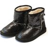 Glinda Girl's Sparkly Glitter Boot, Black - Boots - 1 - thumbnail