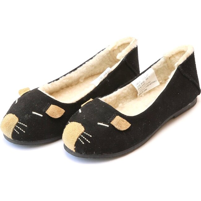 Mousie Leather Flat, Black - Flats - 1
